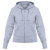 Толстовка женская Hooded Full Zip серый меланж