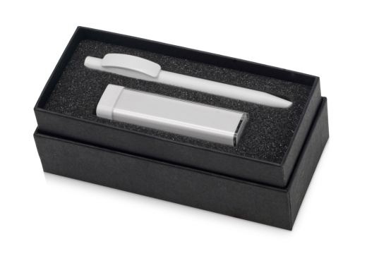 Подарочный набор White top с ручкой и зарядным устройством, желтый